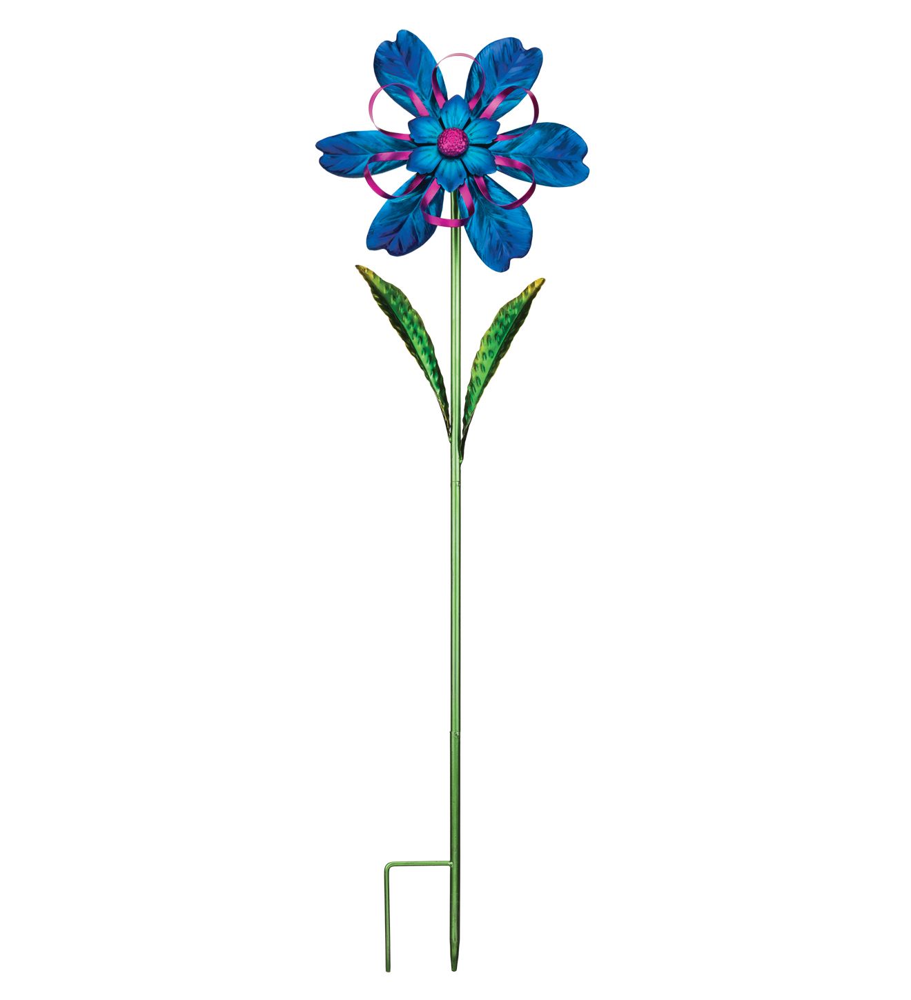 Ribbon Flower Spinner Stake