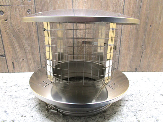 Spark Arrestor / Chimney Cap / Rain Cap - 6" SS